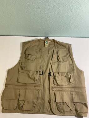 Sawyers Vintage 1992 Avon Utility Fishing Safari Vest Size M